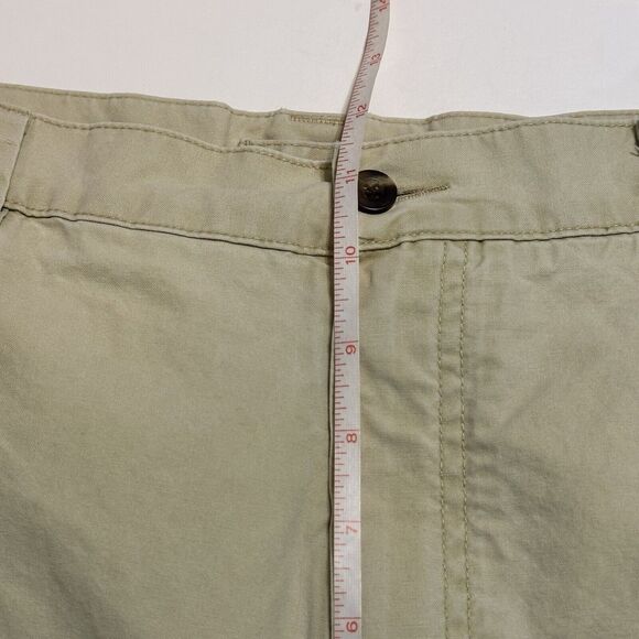 LL Bean Mens Cargo Pants 35X32(30) Tan  Sunwashed Canvas Straight Leg Distressed - Picture 8 of 11